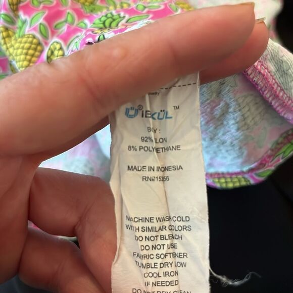 IBKUL Pink Pineapple Collared Dress, size S - Picture 8 of 8